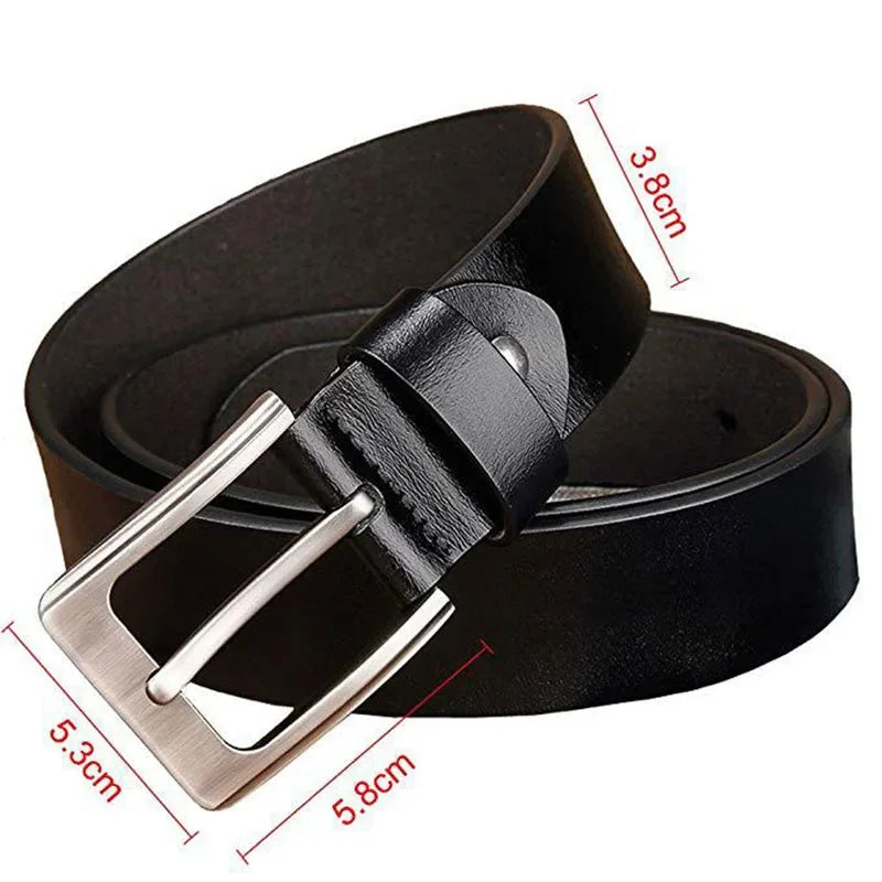 Ceinture en cuir véritable grande taille