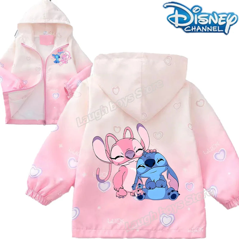 Stitch Disney enfants vestes pour filles mignon imprimé l
