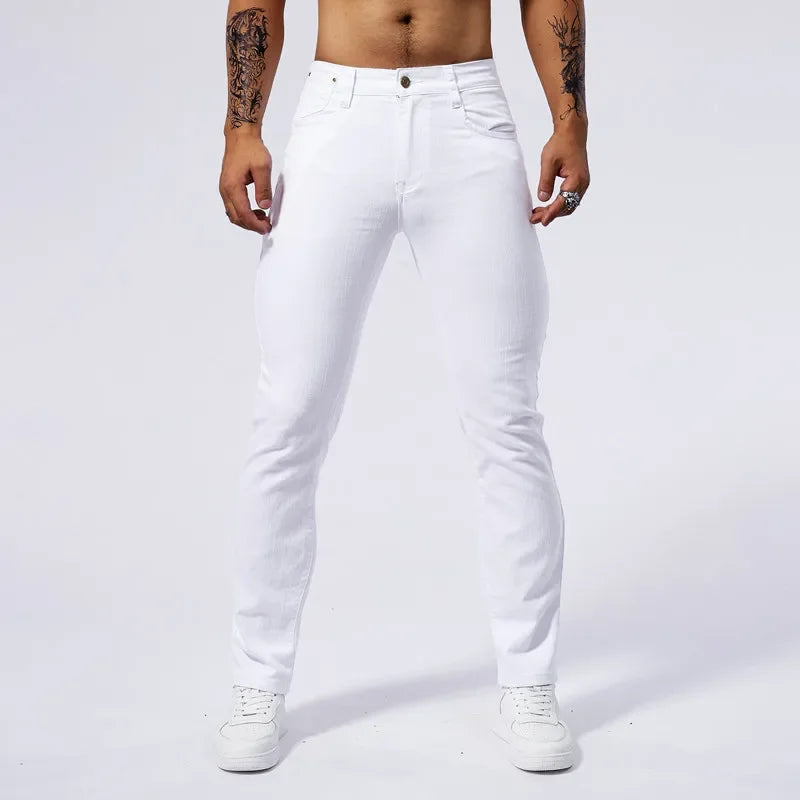 Jeans décontractés blancs MAEJORKEN