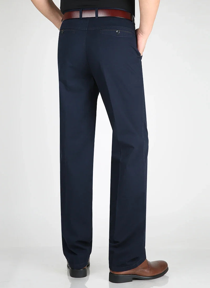 Pantalon Décontracté en Coton Fin MAEJORKEN