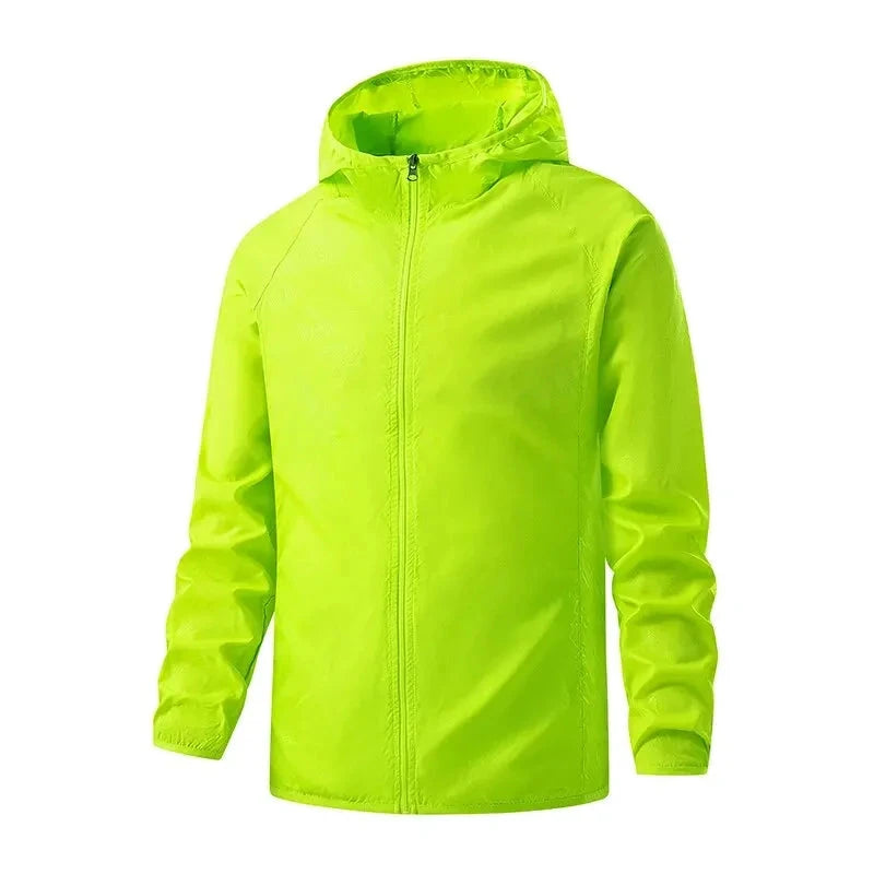 LNGXO hommes femmes vestes de randonnée imperméables Protection solaire coupe-vent Camping escalade manteau de pluie en plein air unisexe vêtements portables MAEJORKEN