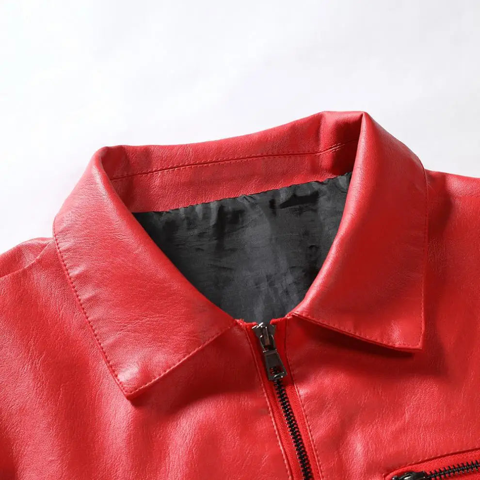 Veste en simili cuir MAEJORKEN