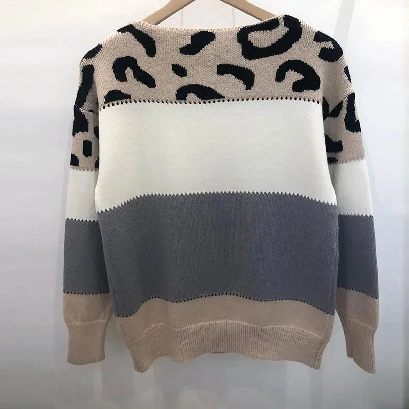 Pull léopard du S au 3XL MAEJORKEN