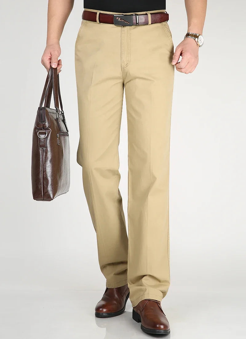 Pantalon Décontracté en Coton Fin MAEJORKEN