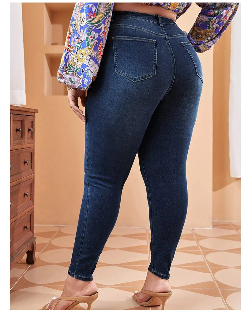 Jeans taille haute