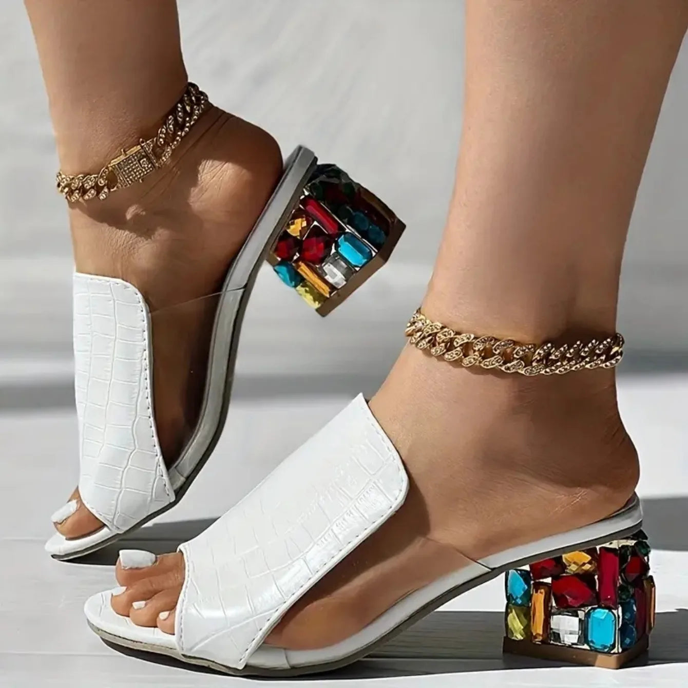 Sandale cristal