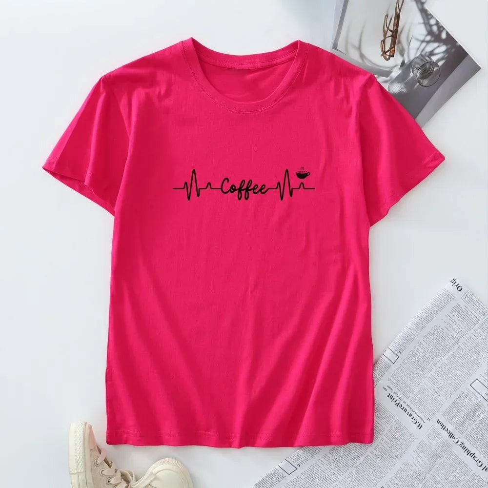 T-shirt à manches courtes 100% coton, grande taille