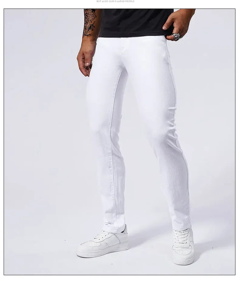 Jeans décontractés blancs MAEJORKEN