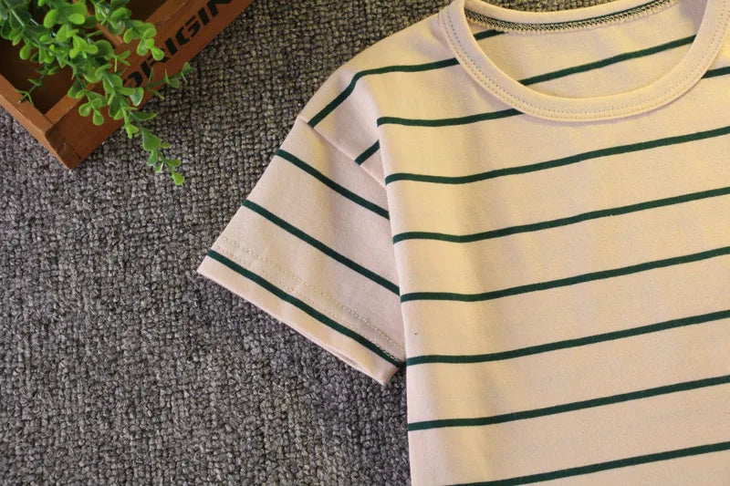 Ensemble deux pièces en coton pour garçons t-shirt à manches courtes + Short du 18 mois au 7 ans