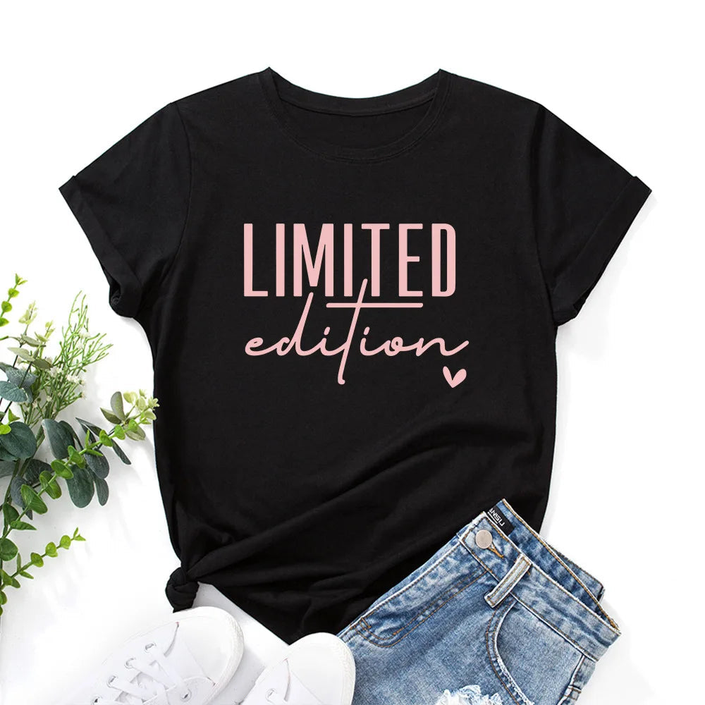 T-shirt manches courtes estival et graphique, en coton MAEJORKEN