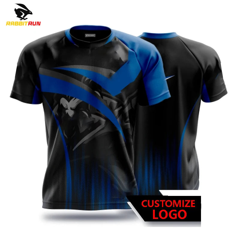 Nouveaux T-shirts pour hommes T-shirts à séchage rapide chemise uniformes vêtements de compétition de jeu T-shirts imprimés garçons Sport respirant MAEJORKEN