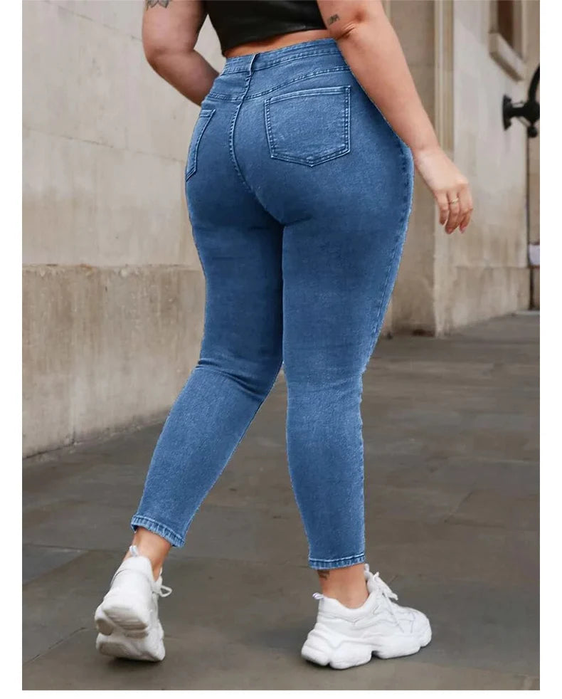 Jeans taille haute