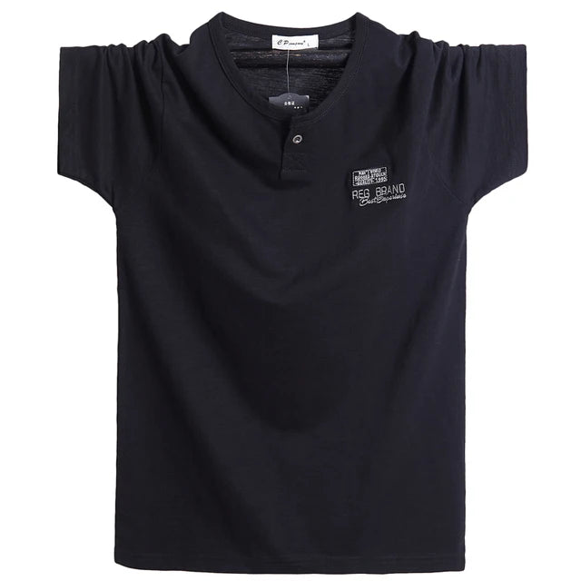 T-shirt à manches courtes, en coton, grandes tailles L-6XL