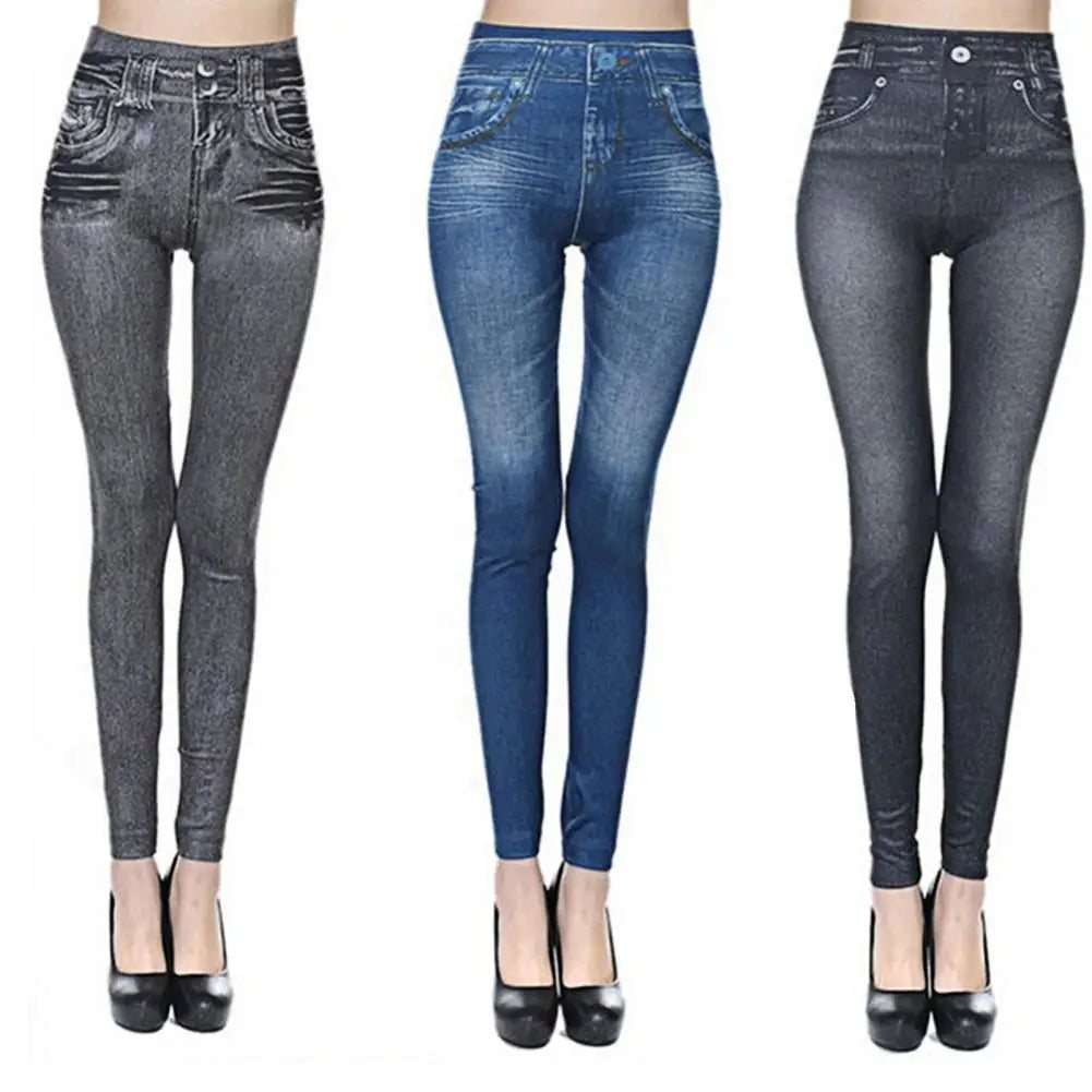 Jean en denim taille haute multi-poches MAEJORKEN