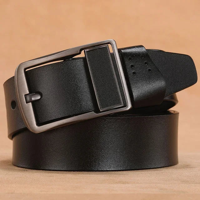 Ceinture en cuir véritable grande taille