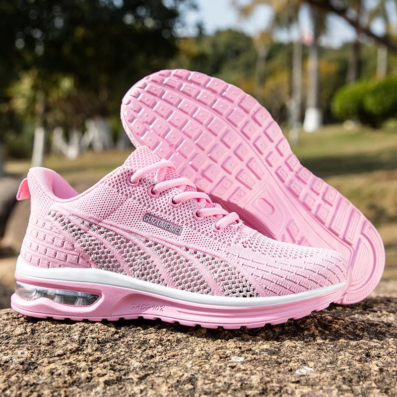 Chaussures de course en maille respirante pour femmes