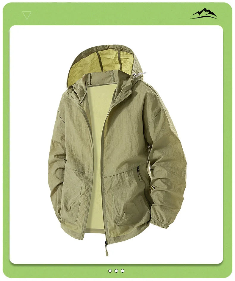 Veste imperméable ,séchage rapide grande taille du M au 8XL MAEJORKEN