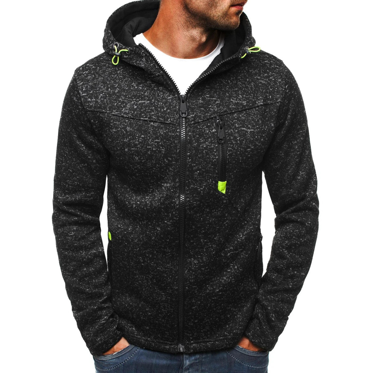 Veste à capuche avec pochette fermeture éclair 4XL MAEJORKEN