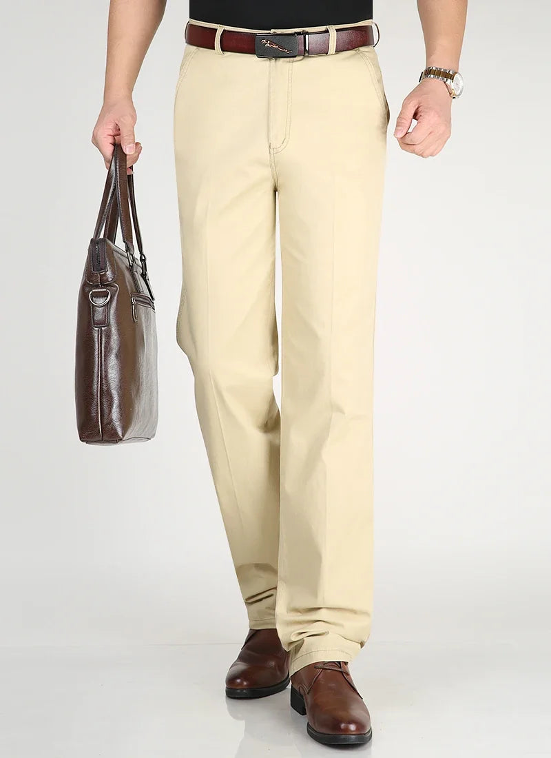 Pantalon Décontracté en Coton Fin MAEJORKEN