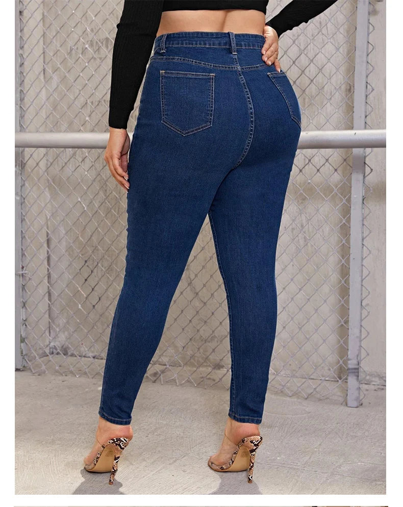 Jeans taille haute