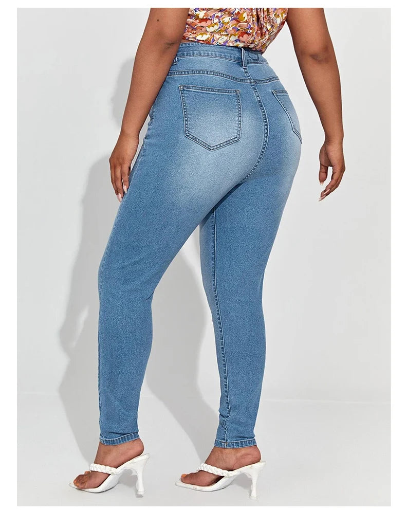 Jeans taille haute