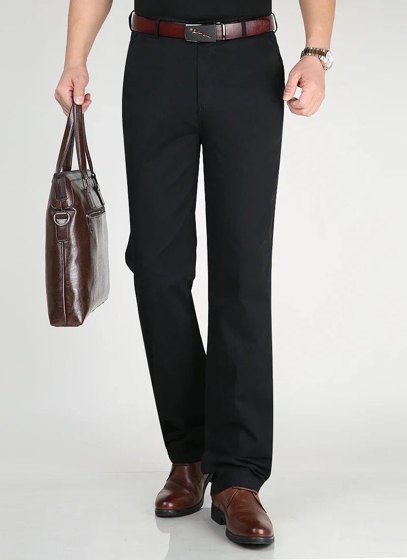 Pantalon Décontracté en Coton Fin MAEJORKEN