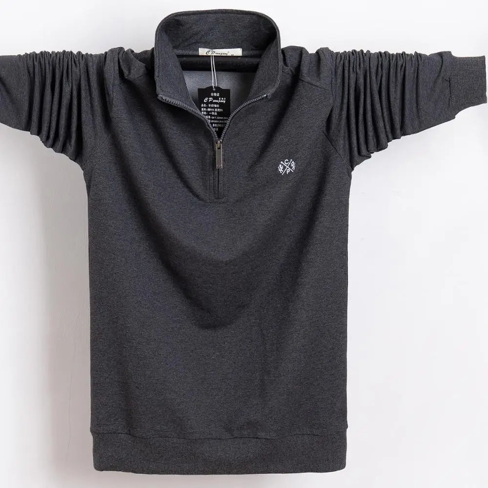 Sweat Long broderie conception coupe ajustée ample décontracté coton grande taille M-7XL MAEJORKEN
