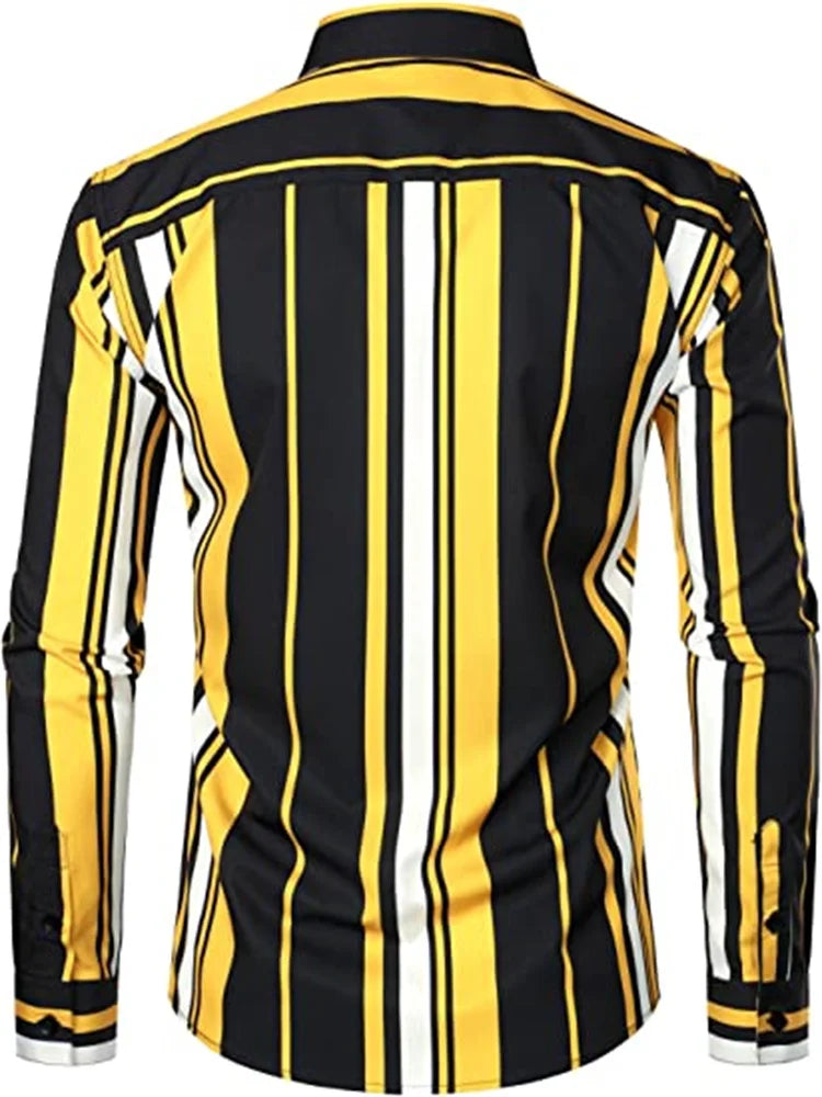 Chemise imprimé mode décontractée du S au 6XL
