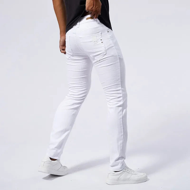 Jeans décontractés blancs MAEJORKEN