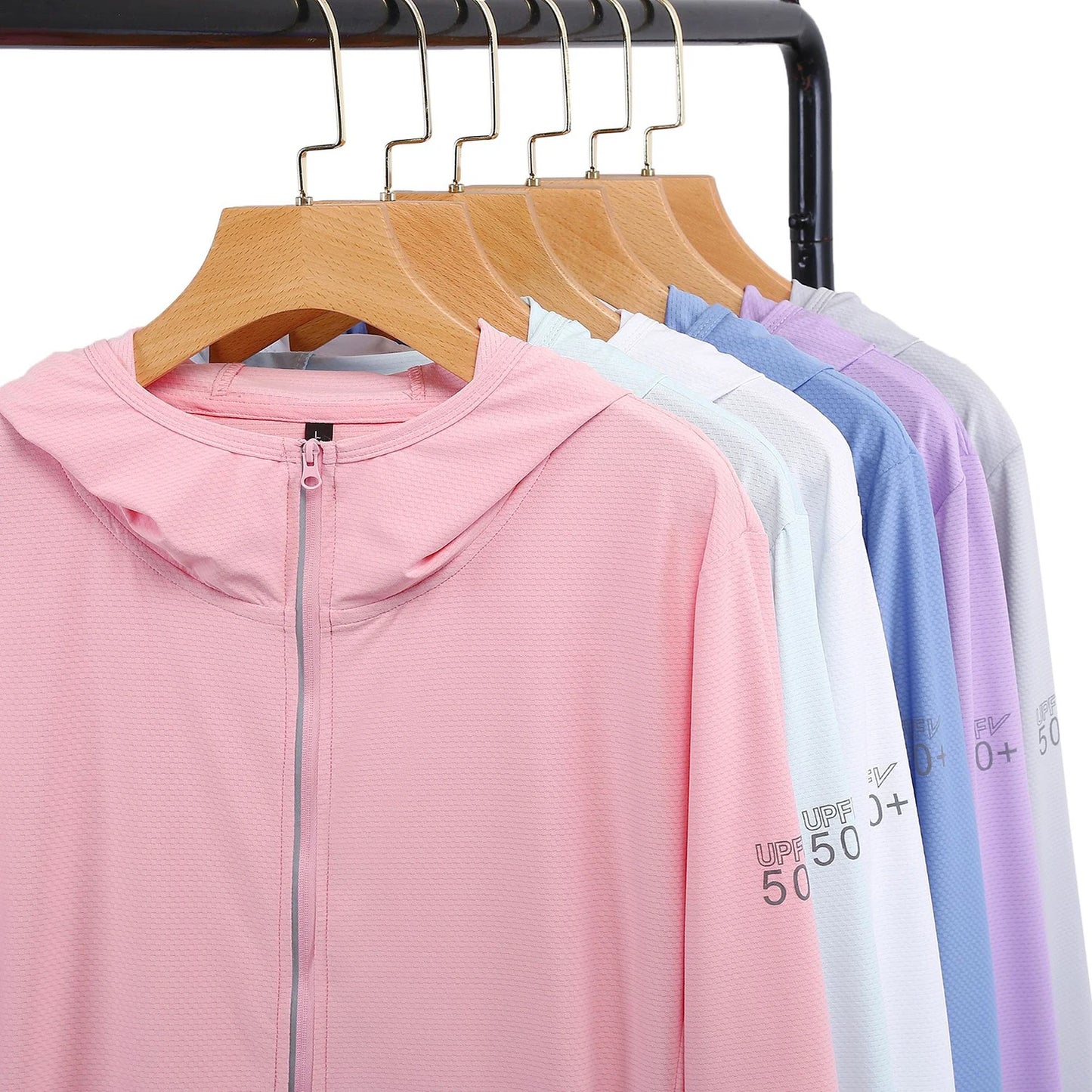 Veste de Protection solaire UPF50 + vêtements de sport, manteau en peau de soie glacée du S au 4XL