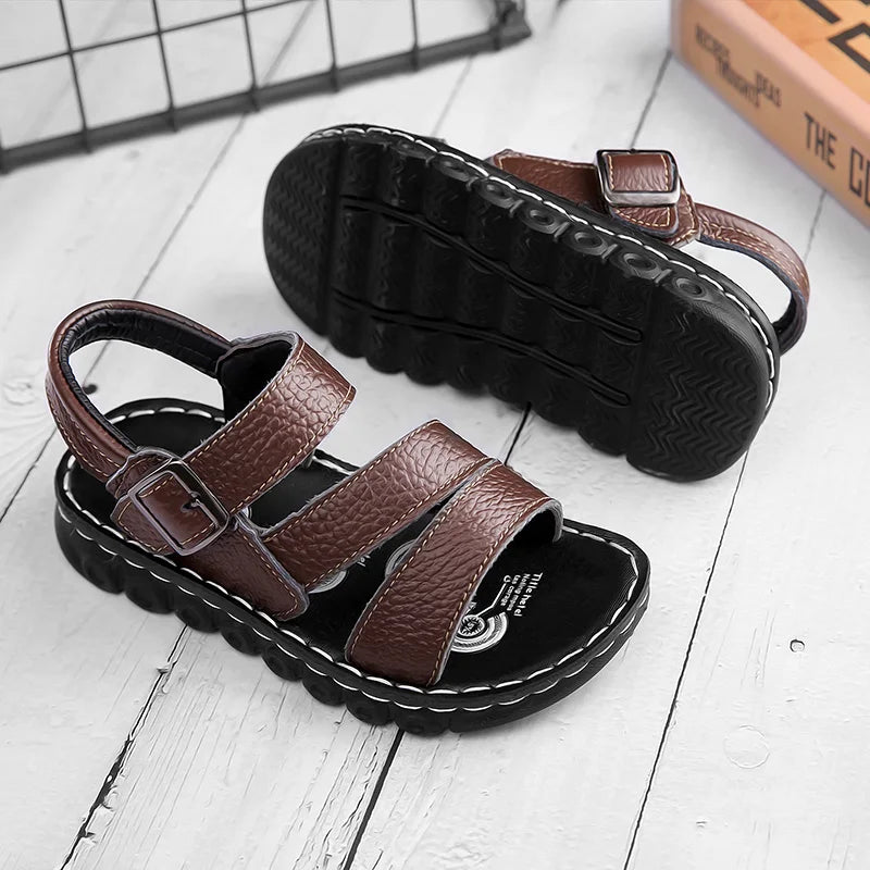 Sandales d'été en cuir PU pour enfants du 26 au 39