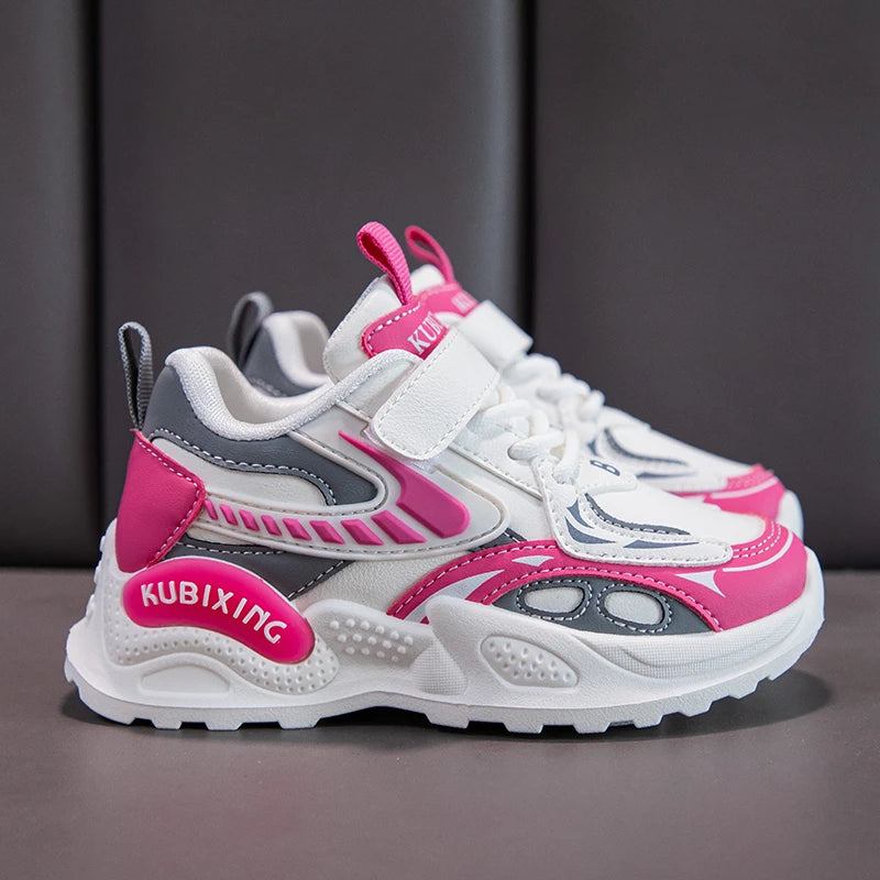Baskets en cuir pour filles du 26 au 37
