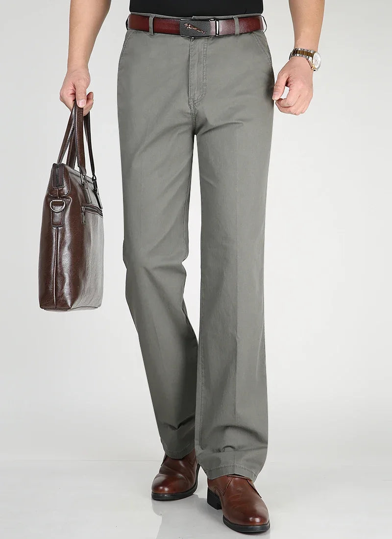 Pantalon Décontracté en Coton Fin MAEJORKEN