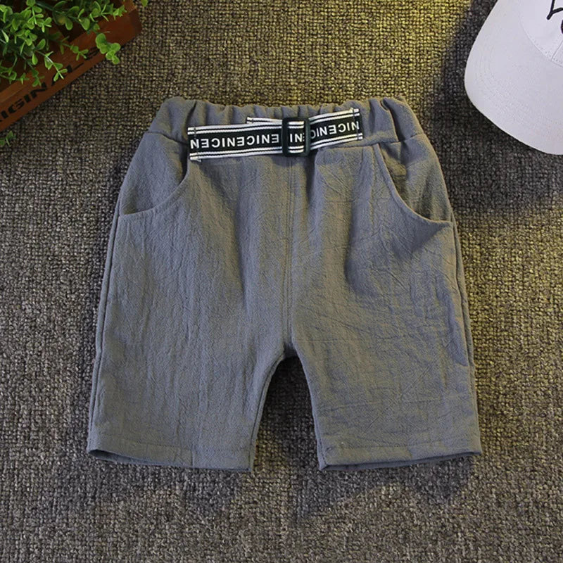 Ensemble deux pièces en coton pour garçons t-shirt à manches courtes + Short du 18 mois au 7 ans