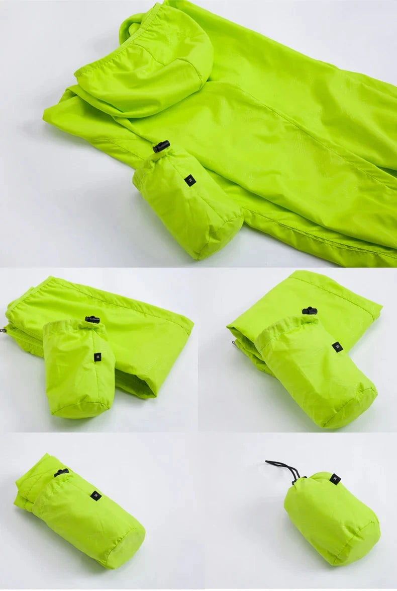 LNGXO hommes femmes vestes de randonnée imperméables Protection solaire coupe-vent Camping escalade manteau de pluie en plein air unisexe vêtements portables MAEJORKEN
