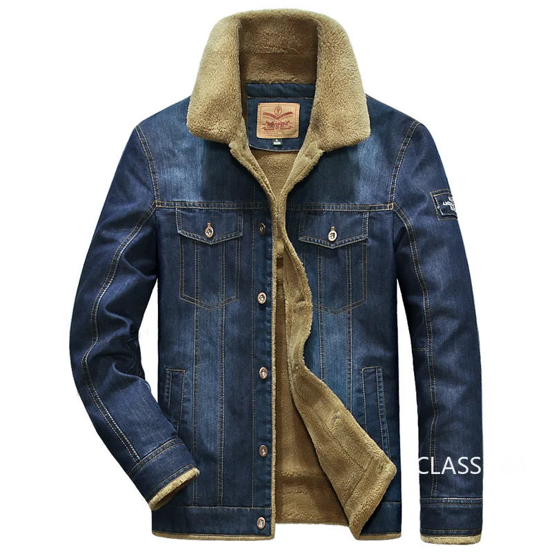 Veste en jean laine grandes tailles MAEJORKEN