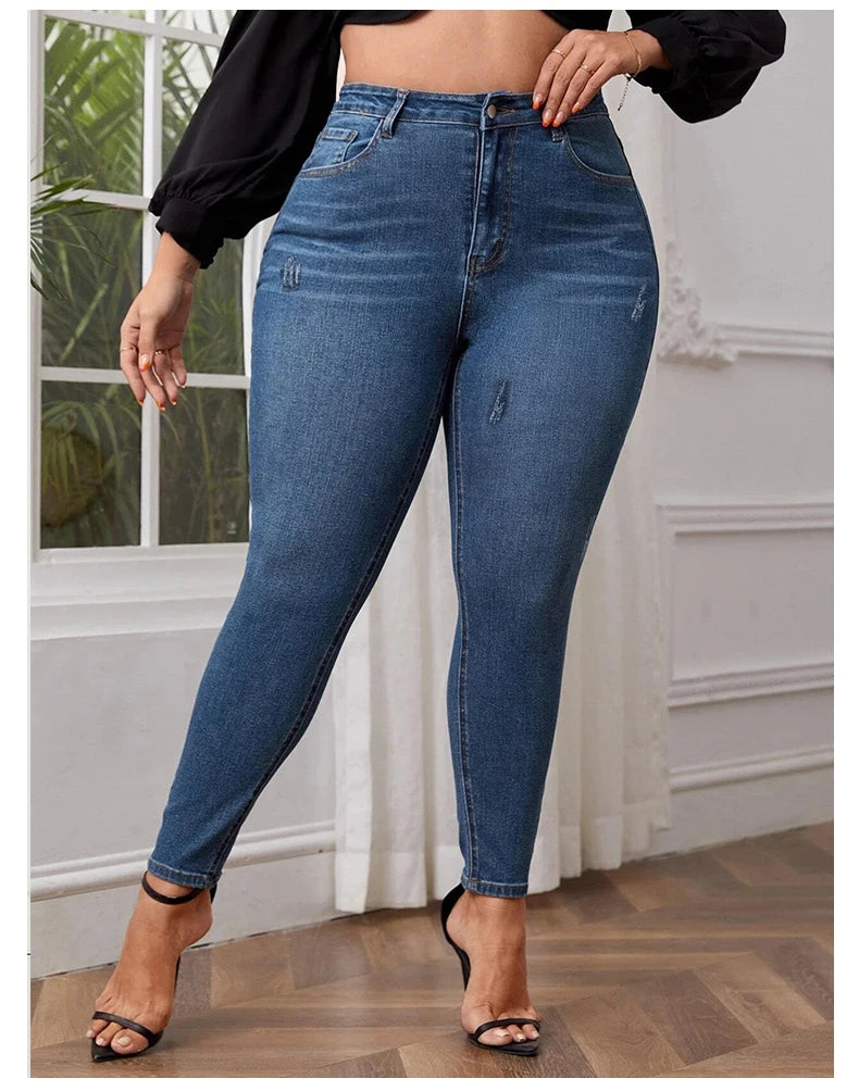 Jeans taille haute