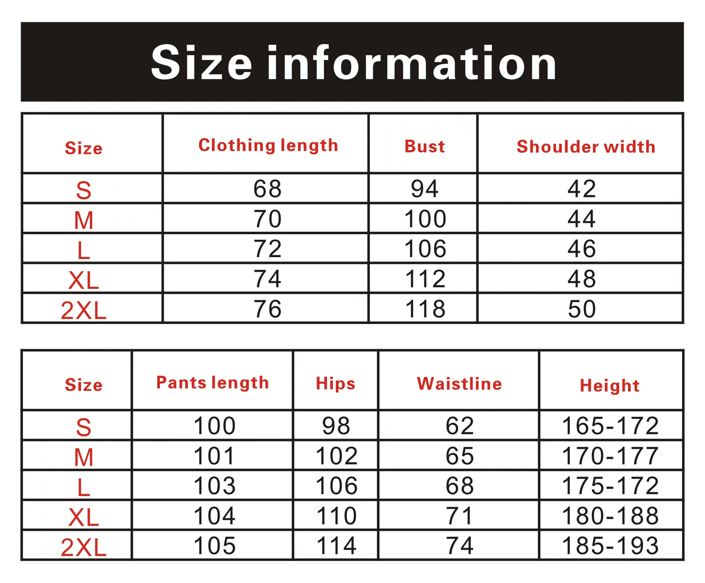 Ensemble de vêtements de sport T-Shirt à manches courtes et pantalon de jogging du S au 2XL