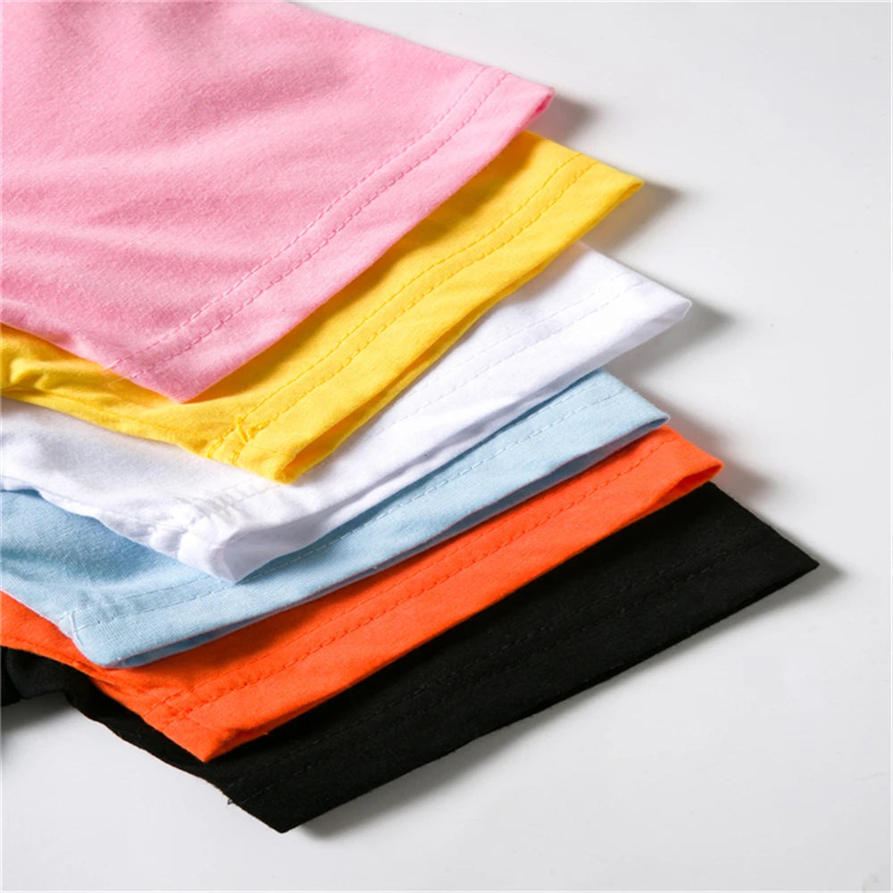 T-shirt d'été garçons/filles col rond haut à manches courtes MAEJORKEN