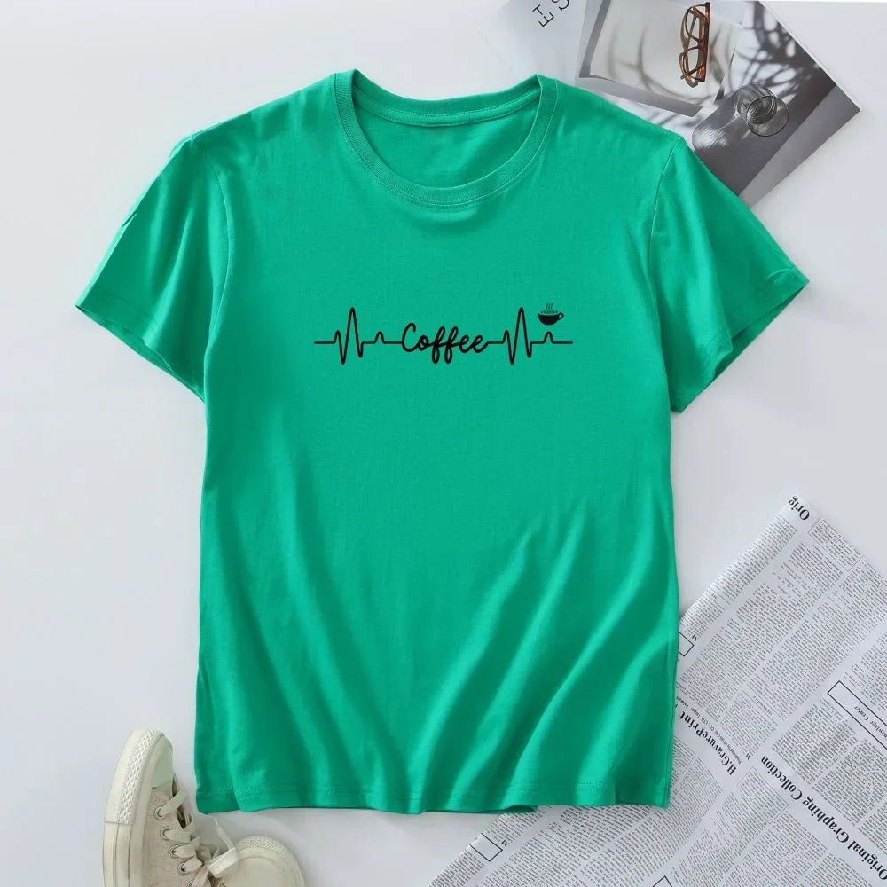 T-shirt à manches courtes 100% coton, grande taille
