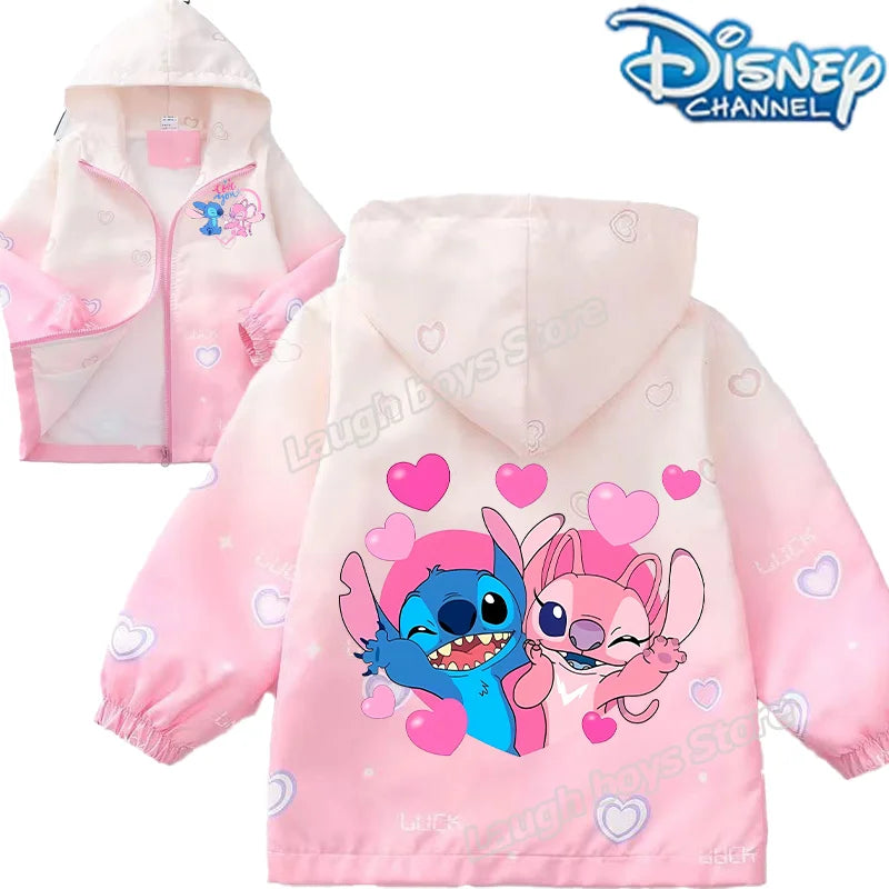 Stitch Disney enfants vestes pour filles mignon imprimé l