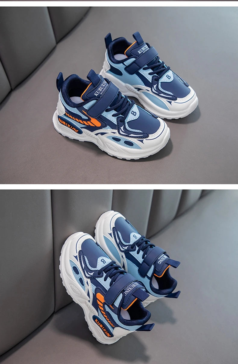 Baskets en cuir pour filles du 26 au 37