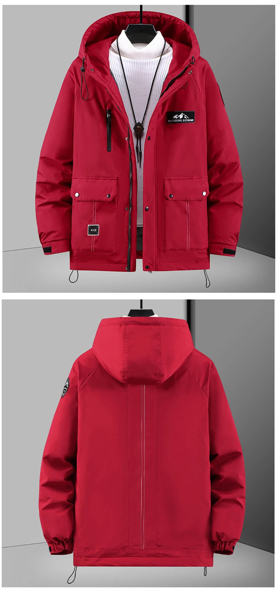 Veste cargo grande taille MAEJORKEN