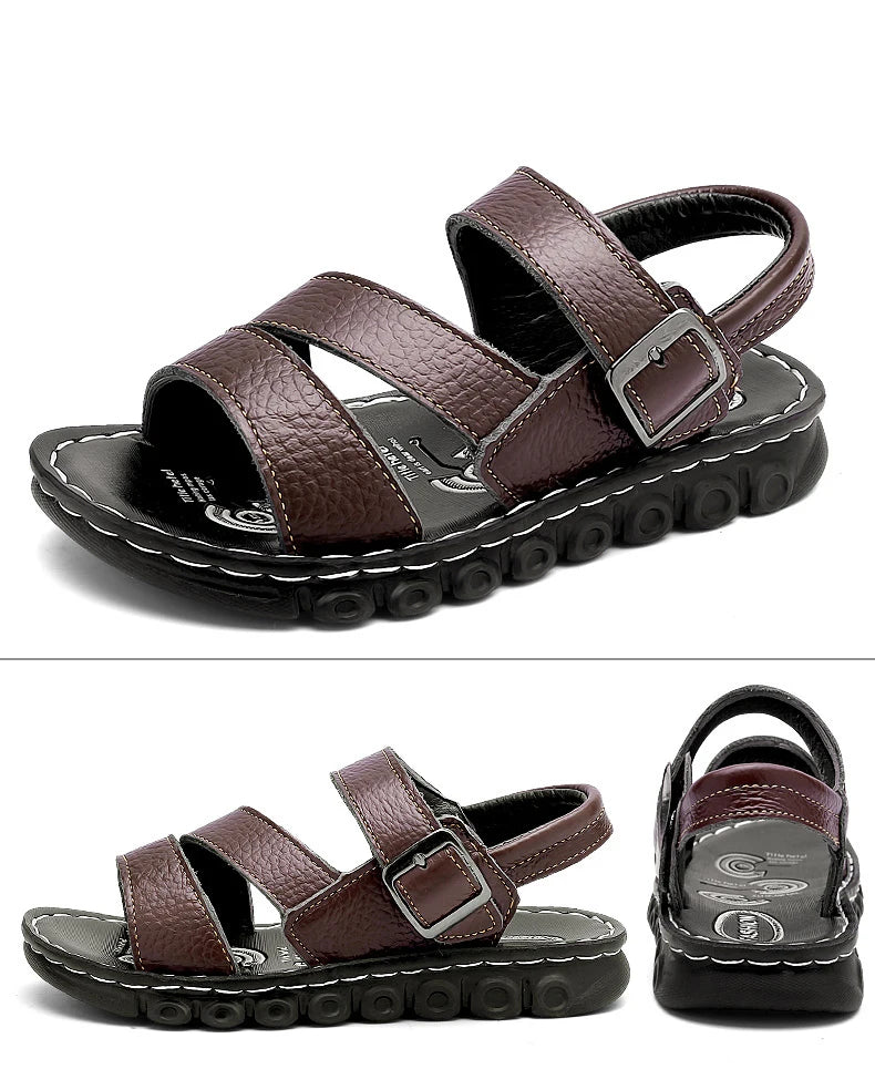 Sandales d'été en cuir PU pour enfants du 26 au 39