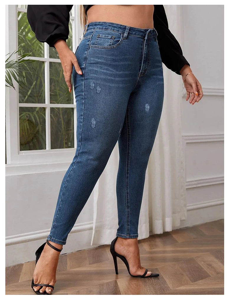 Jeans taille haute