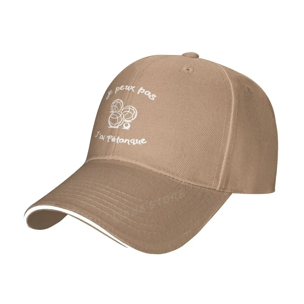 Casquette unisexe pétanque