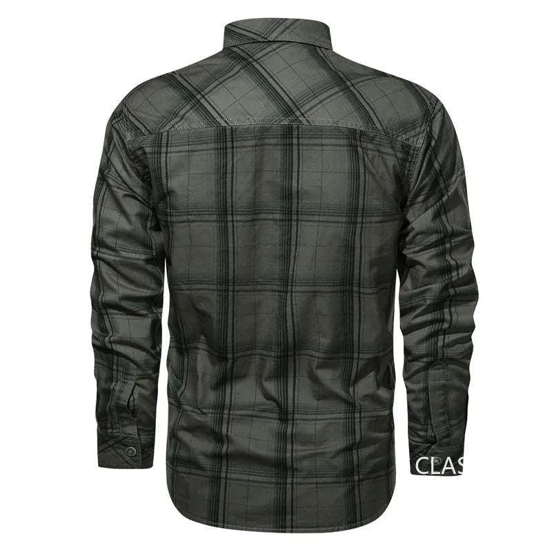 Chemise à carreaux hommes du M au 5XL