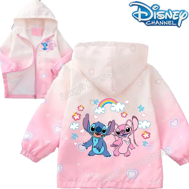 Stitch Disney enfants vestes pour filles mignon imprimé l