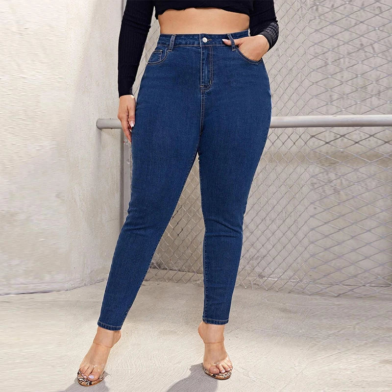 Jeans taille haute