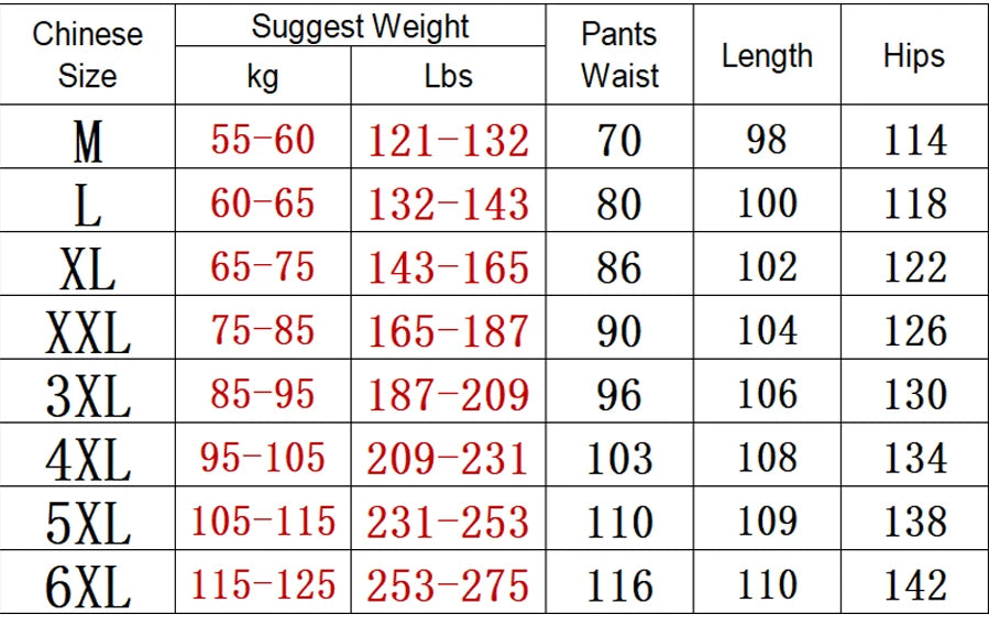 Pantalons décontracté coton grande taille M-6XL MAEJORKEN